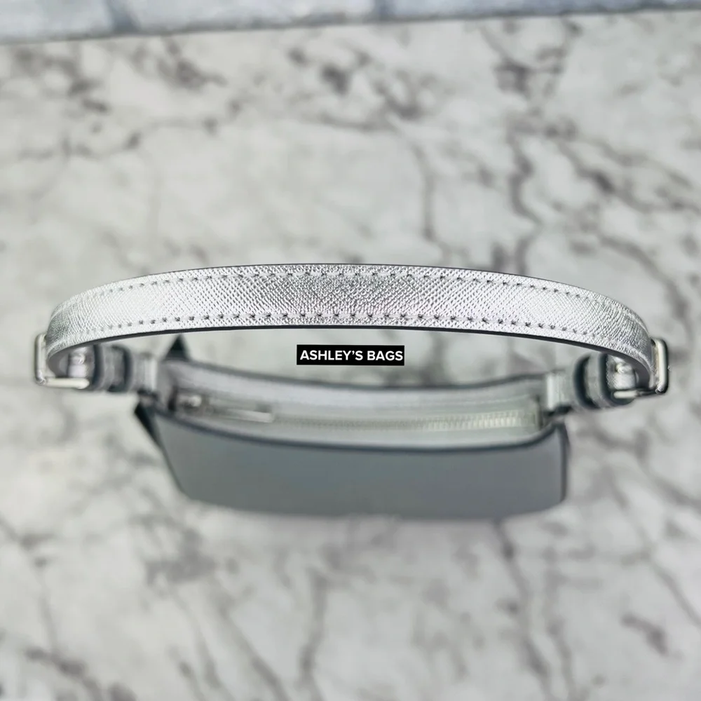 Kate Spade Glimmer Glitter Shoulder Bag In Silver - Picture 7 of 12